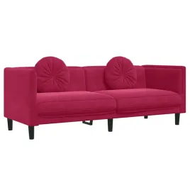 sofa-3-osobowa-z-poduszkami-winna-czerwien-aksamit