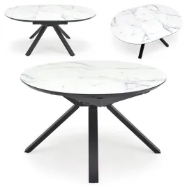 stol-okragly-rozkladany-szklany-6-osob-130-180-bialy-marmur-czarny-vertigo