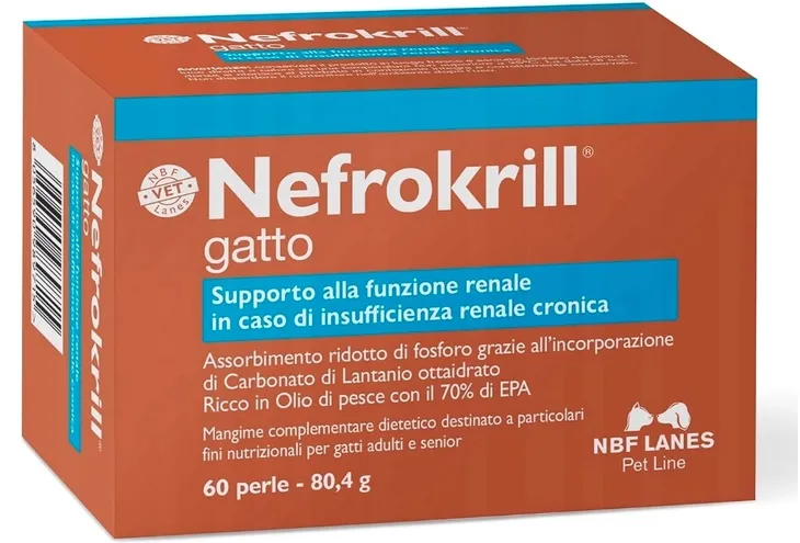 Nefrokrill gatto 60 kps. Zdrowe nerki twojego kota NBF Lanes