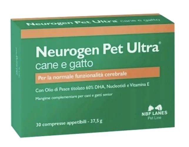 Neurogen Pet Ultra KOT I PIES 30 TAB. NBF Lanes WSPOMAGA UKŁAD NERWOWY