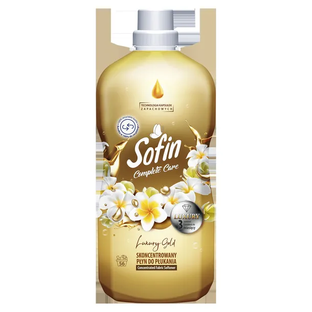 Sofin Complete Care Luxury Gold Skoncentr płyn do płukania 1,4 l (56 prań)