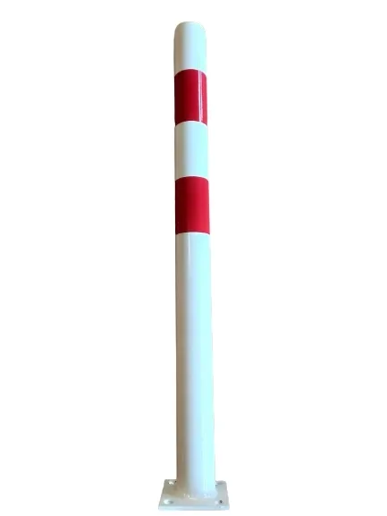 Słupki metalowe drogowe parkingowe blokujące 80cm