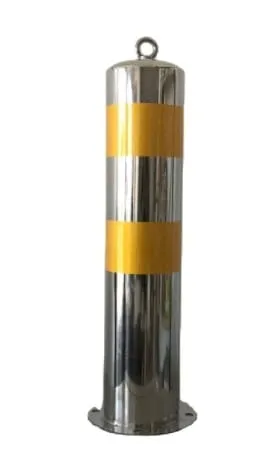 Słupek metalowy drogowy parkingowy blokujący 50cm