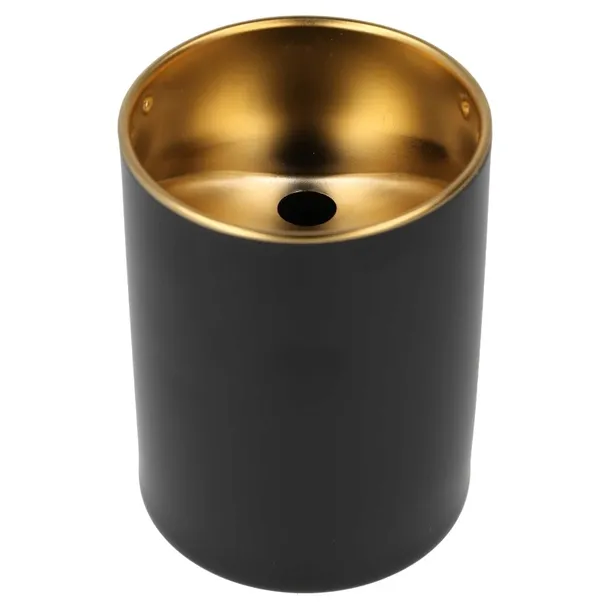 POPIELNICZKA METALOWA MOCNA POPIELNICA STALOWA ZEWNĘTRZNA 9cm CZARNA