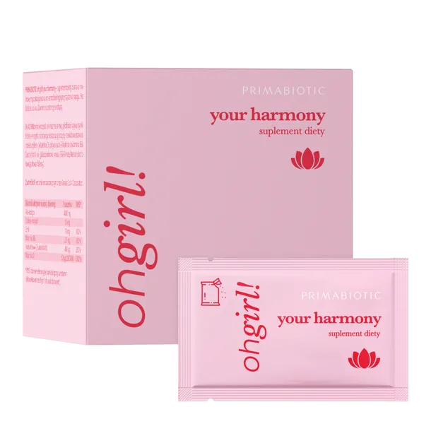 YOUR HARMONY PRIMABIOTIC PMS Inozytol Hormony Ciąża Cynk Witamina B6