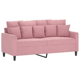 sofa-aksamitna-2-osobowa-rozowa-158x77x80-cm