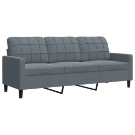 sofa-aksamitna-3-osobowa-197x77x80-ciemnoszara