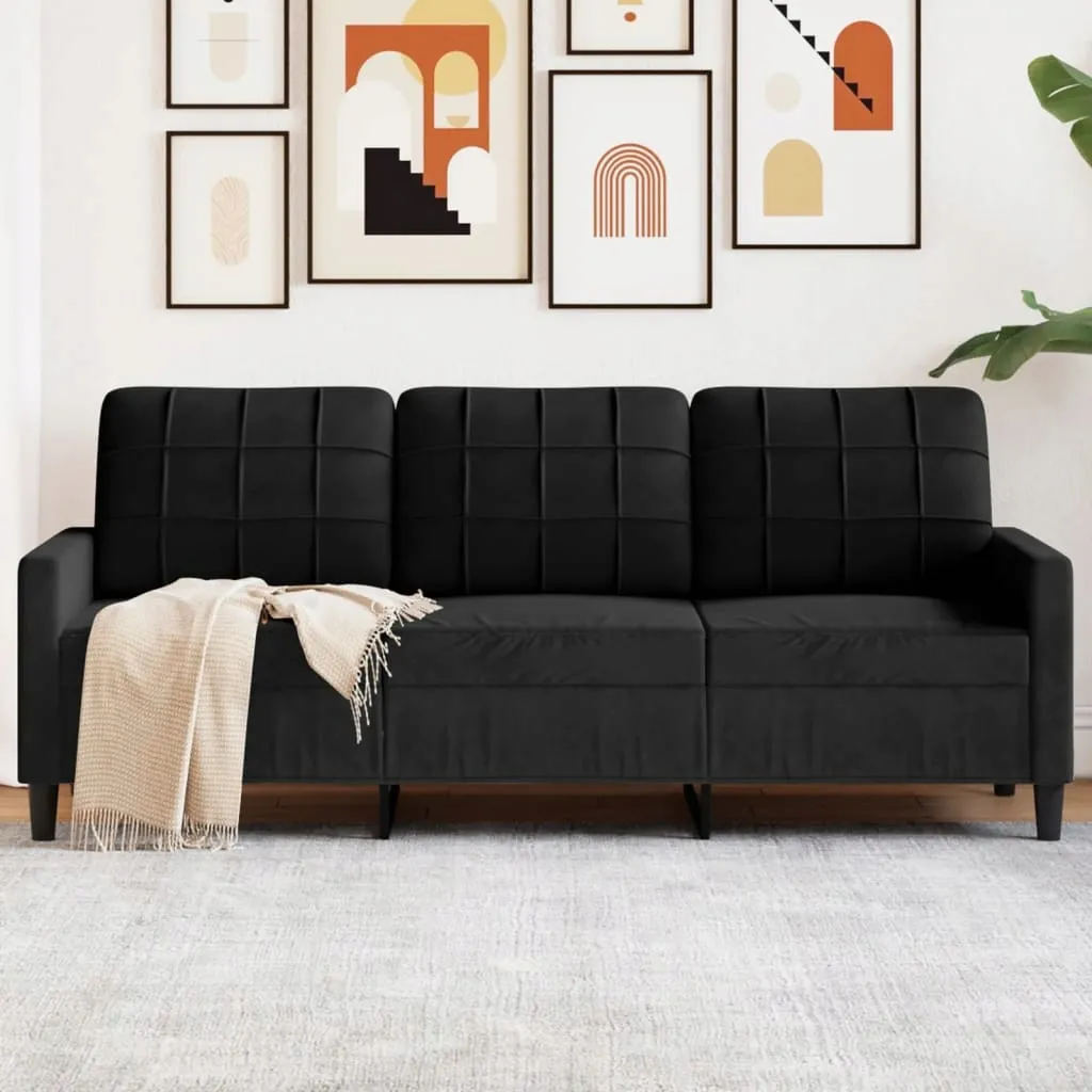 sofa-aksamitna-3-os-czarny-197x77x80cm