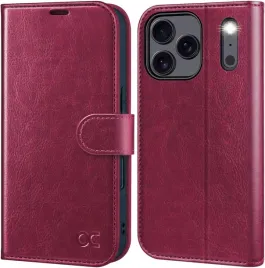 ocase-skorzane-etui-z-klapka-iphone-17-pro-max-portfel-rfid-stojak-bordowy