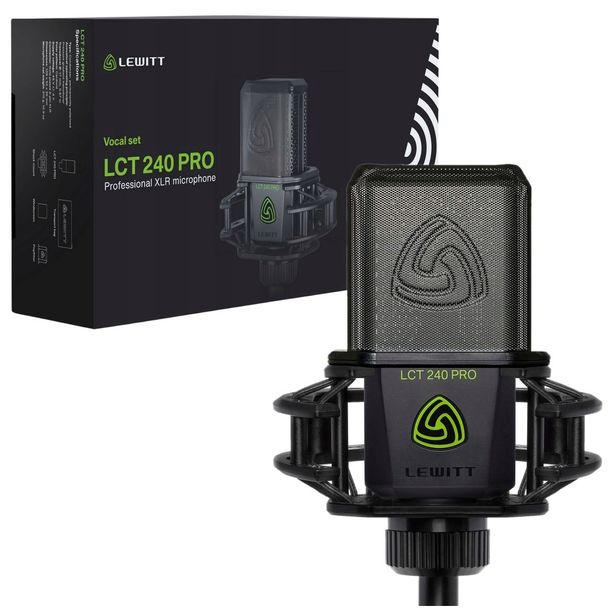 LEWITT LCT 240 PRO VP MIKROFON POJEMNOŚCIOWY XLR ZESTAW