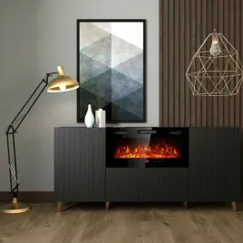 pafos-komoda-180-czarna-z-kominkiem