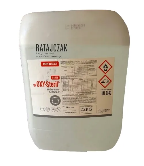 DR OXY-Steril FORTE Draco kwaśny produkt dezynfekujący 10kg