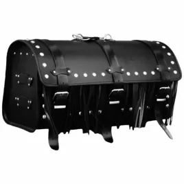 kufer-motocyklowy-prospeed-skorzany-czarny-37-litrow-2-kaski-z-fredzlami