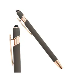 metalowy-dlugopis-dla-kobiet-soft-touch-szary-rozowo-zlote-elementy-14