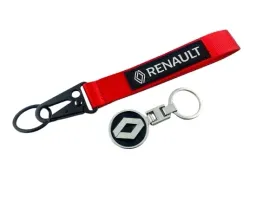 renault-zestaw-brelok-breloczek-metalowy-do-kluczy-smycz-czerwona
