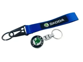 skoda-zestaw-brelok-breloczek-metalowy-do-kluczy-smycz-niebieska