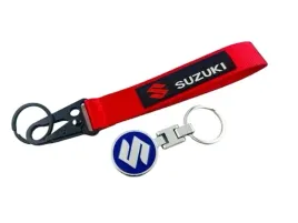 suzuki-zestaw-brelok-breloczek-metalowy-do-kluczy-smycz-czerwony