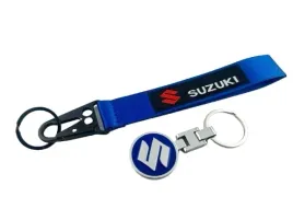 suzuki-zestaw-brelok-breloczek-metalowy-do-kluczy-smycz-niebieska