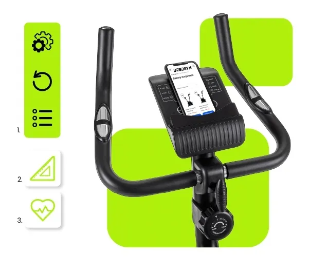 rower-stacjonarny-rowerek-treningowy-urbogym-argo-silver-stan-nowy