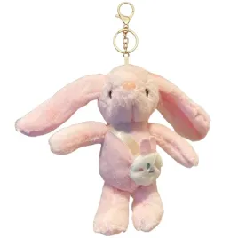 brelok-z-przywieszka-dla-kobiet-23-cm-poliester-uroczy-rozowy