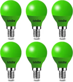 zarowka-led-extrastar-4w-green-zielone-e14-opakowanie-6-sztuk