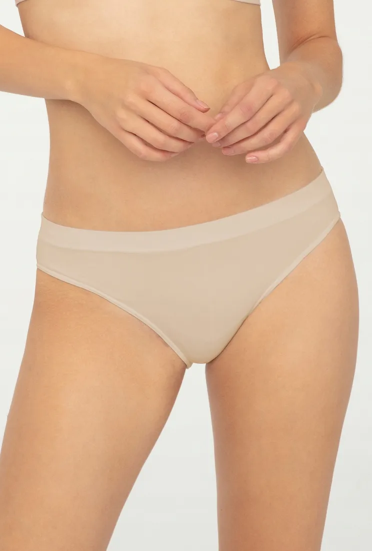 majtki-bezszwowe-gatta-bikini-basic-natural-m-stan-nowy