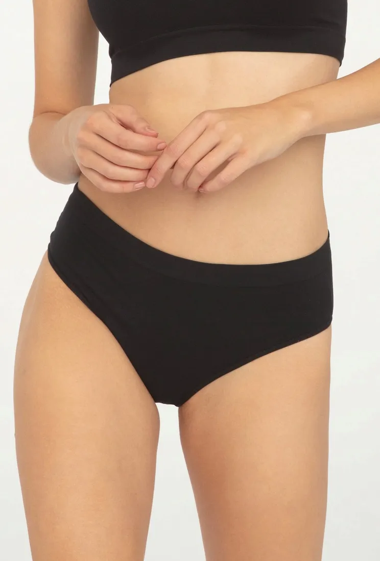 majtki-bezszwowe-gatta-bikini-basic-black-s-stan-nowy