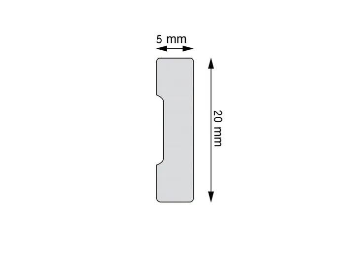 listwa-scienna-gladka-wys-2cm-lpc-54-creativa-lpc54-stan-nowy