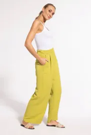 zolte-spodnie-z-wiskozy-gatta-leni-lemon-rozmiar-m