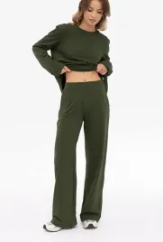 zielone-spodnie-z-szeroka-nogawka-gatta-ada-khaki-rozmiar-m