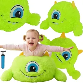 pilka-emoji-40cm-z-raczkami-zielona