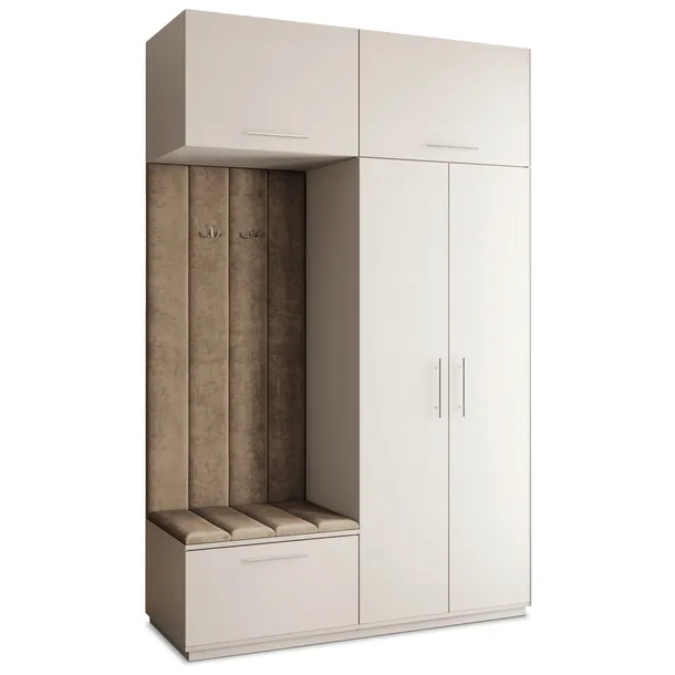Garderoba REMA 150/240/60 cm do Przedpokoju Nowoczesna Kaszmir