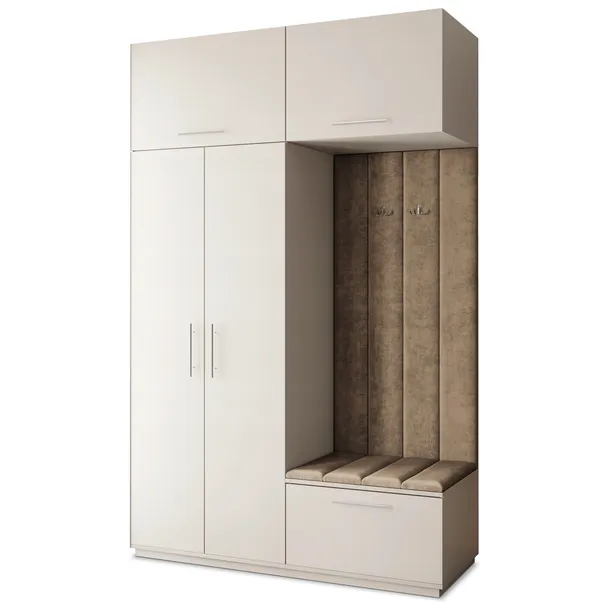 Garderoba REMA 150/240/60 cm do Przedpokoju Nowoczesna Kaszmir