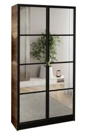 szafa-dwudrzwiowa-garderoba-lumi-105-2d-craft-z-lustrami-eden-uchwyt-zloty