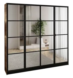 szafa-czterodrzwiowa-garderoba-lumi-207-4d-craft-z-lustrami-eden-uchwyt-cz