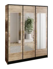 szafa-trzydrzwiowa-garderoba-lumi-157-3d-dab-craft-3x-lustra-uchwyt-zloty