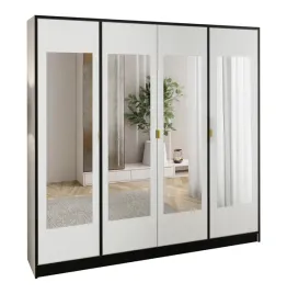 szafa-czterodrzwiowa-garderoba-lumi-207-4d-bialy-4x-lustra-uchwyt-zloty