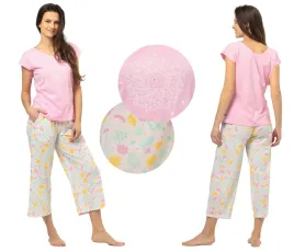 key-pizama-damska-bawelniana-letnia-spodnie-do-plowy-lydki-lns-559-xl