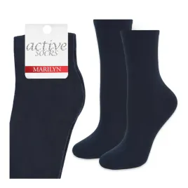 skarpetki-dzieciece-bawelniane-gladkie-skarpety-marilyn-granatowe-30-35