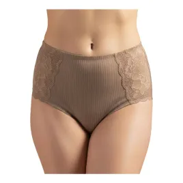 majtki-damskie-z-wysokim-stanem-figi-modelujace-brazowe-xl
