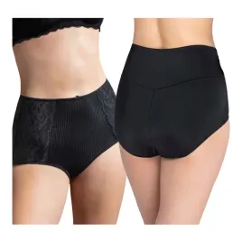 majtki-damskie-z-wysokim-stanem-3xl-figi-modelujace-czarne-plus-size