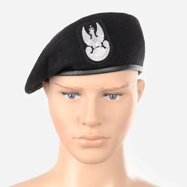 BERET wzór 418/MON czarny HAFT r. 58
