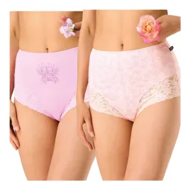 majtki-damskie-bawelniane-z-wysokim-stanem-xxl-plus-size-koronkowe-2pak-key