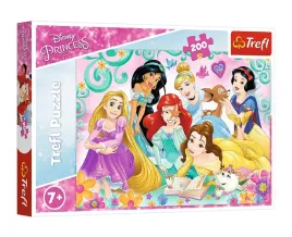puzzle-200el-radosny-swiat-ksiezniczek-trefl