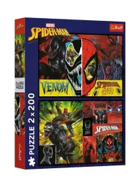 puzzle-2x200-dzien-i-noc-spidermana-trefl