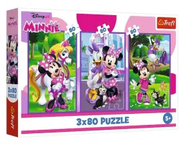 puzzle-3x80-minnie-i-przyjaciele-trefl