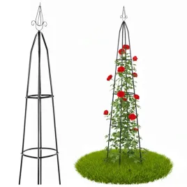 pergola-ogrodowa-wieza-metalowa-roza-kwiaty-ogrod-metalowa-do-pnaczy-czarna