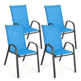 krzesla-ogrodowe-niebieskie-4-sztuki-taras-balkon-ogrod-metalowe-mocne