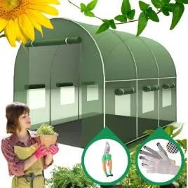 tunel-ogrodowy-foliowy-szklarnia-3x2-m-zielony-6-m2-sekator-rekawiczki