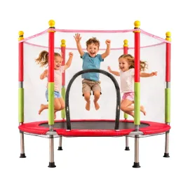 trampolina-ogrodowa-domowa-dla-dzieci-140-cm-z-siatka-czerwona-pilki
